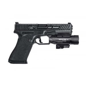 BALDR Pro Tactical Flashlight with laser sight - black