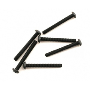 Traxxas 3x25mm Button Head Machine varžtai (6)