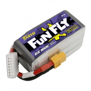 Tattu Funfly Series 1300mAh 22.2V 100C 6S1P Lipo Battery Pac...