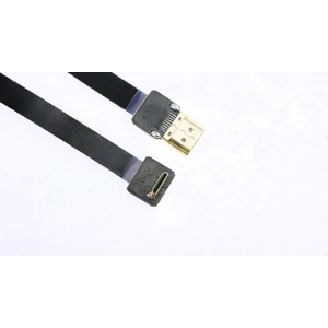 Super Soft Shielded HDMI to Mini HDMI Conversion Cable - Black, 30CM
