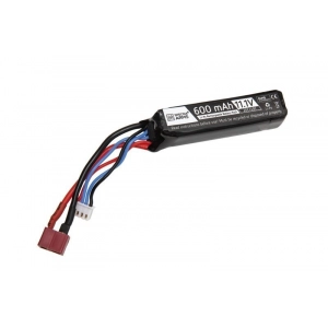 LiPo 11.1V 600mAh 20/40C Battery for PDW - T-Connect (Deans)