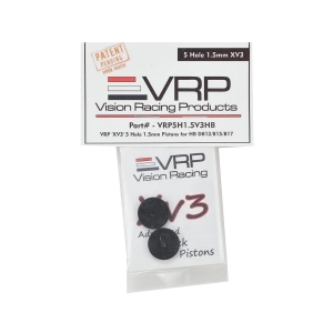 VRP Hot Bodies D8 1/8 "X V3" Shock Piston (2) (1.5mm x 5 Hol...