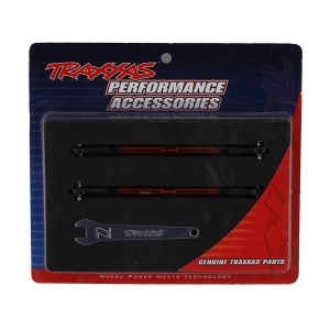 Traxxas WideMaxx Aluminum Toe Link Tubes (Red) (2) (Use with...