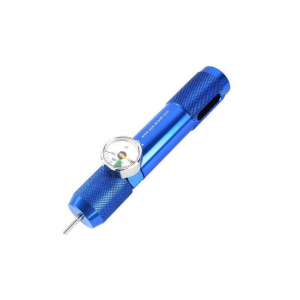 CO2 adapter with PSI gauge