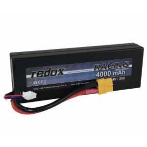 Redox 4000 mAh 7,4V 35C Hardcase - car LiPo pack