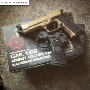 Replika pistoletu CM126 - tan (Bez Akumulatora)