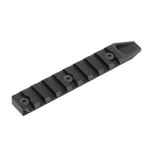 9 SLOTS PICATINNY RAIL SECTION FOR KEY-MOD HANDGUARD - BK