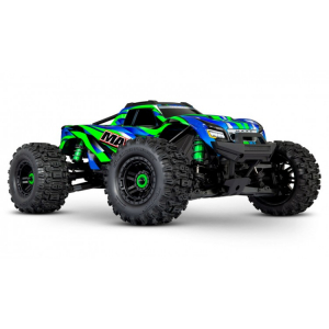 Traxxas MAXX  4x4 1/10 RTR TQi TSM žalias, WideMAXX versija