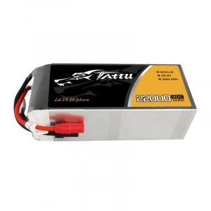 Tattu 22000mAh 22.2V 30C 6S1P Lipo Battery Pack with AS150+X...