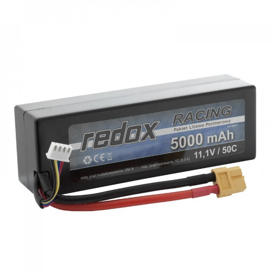 Redox 5000 mAh 11,1V 50C Hardcase LiPo akumuliatorius