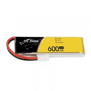 Tattu 600mAh 3.7V 30C 1S1P Lipo Battery Pack with Molex Plug...