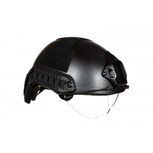 X-Shield MH helmet replica with goggles - Black