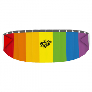 Comet 1.4 Rainbow - Stunt Kite, age 10+, 60x135cm, incl. 45kp Polyester Line, 2x25m