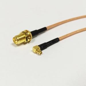 RF RP SMA Female Switch MMCX Male Right Angle Pigtail Cable ...