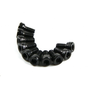 Varžtas Socket Head Hex 2.5x5mm Machine Thread Steel Black