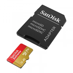 Memory card SANDISK EXTREME microSDXC 128 GB 190/90 MB/s UHS...