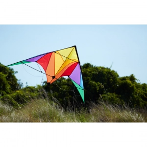 Trigger Rainbow - Stunt Kite, age 14+, 90x175cm, incl. 40kp ...