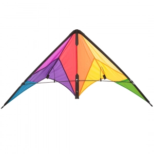 Calypso II Radical - Stunt Kite, age 8+, 59x110cm, incl. 20kp Polyester Line 2x20m