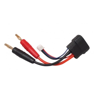 Halko Traxxas ID Male To 4mm Bullet + XH - 2S - Charging Cable 5cm 14AWG