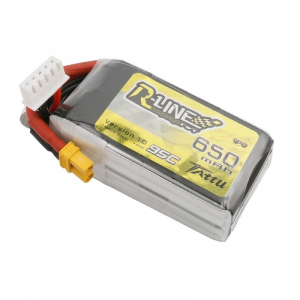 Tattu R-Line 650mAh 14.8V 4S1P 95C Lipo baterija