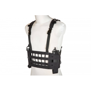 Tactical  Vest Laser Chest Rig Thyla - Black