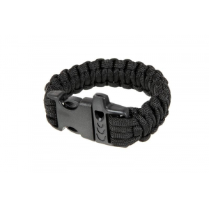 Survival Bracelet (Fastex) - Black