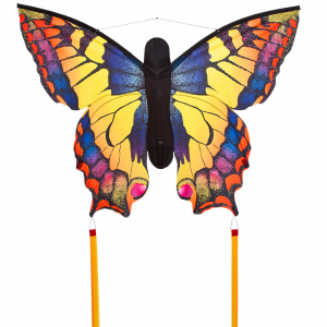 Butterfly Kite Swallowtail L - Kids Kites, age 5+, 80x130cm, incl. 17kp Polyester Line,40m