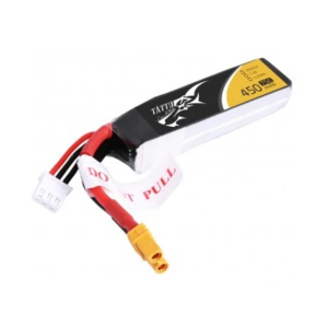 Tattu 450mAh 2S 75C 7.4V LiPo akumuliatorius su XT30 jungtimi