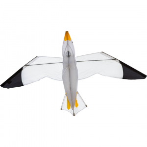 Seagull 3D - Single Line Kites, age 8+, 75x140cm, incl. 17kp Polyester Line, 40m on spool