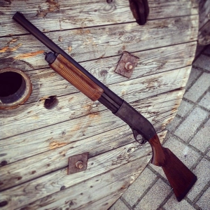 M870 Shotgun Replica Wood Stock Type