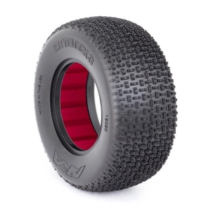 SHORT COURSE TYRES 1:10 CITY BLOCK 3 LARGE SOFT (2) WITH INSERTS