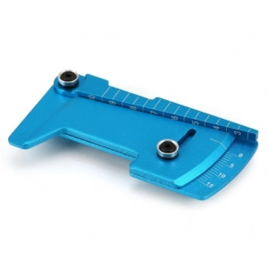 Foldable Alloy Adjustable Ruler Gauge Measure RC Car Height Wheel Rim Camber for Traxxas Hsp Redcat Tamiya Axial D90 HPI Model