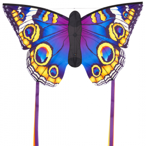 Butterfly Kite Buckeye L - Kids Kites, age 5+, 80x130cm, incl. 17kp Polyester Line, 40m