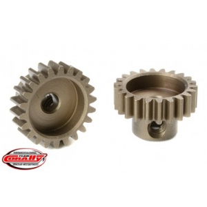 M0.6 Pinion - Short - Hardened Steel - 22 Teeth - Shaft Dia. 3.17mm
