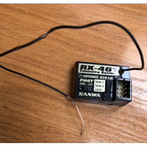 Minimaliai naudotas Sanwa/Airtronics RX-461 Telemetry 2.4GHz Surface imtuvas (MT-4 FHSS-4T)