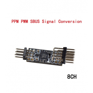 JHEMCU SPP-S 15A 3.3-20V 8CH 26X11mm Signal Converter Module for PPM PWM SBUS Signal Conversion FLYSKY FRSKY Receivers DIY Parts