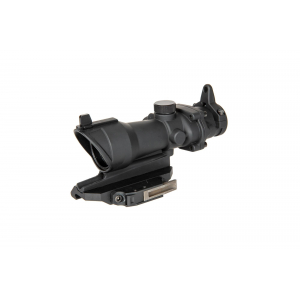 ACOG Style 4x32 Scope Replica with Killflash Cover and QD V2 Mount - Black