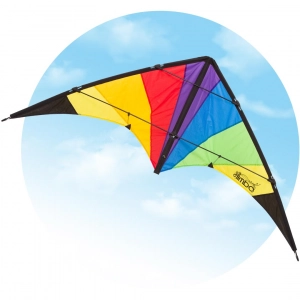 Limbo II Classic Rainbow - Stunt Kite, age 10+, 67x155cm, in...