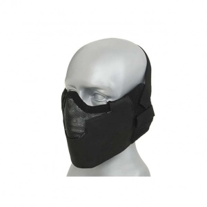 Steel Mesh Lower Half Mask mod. Striker - Black [STTI]