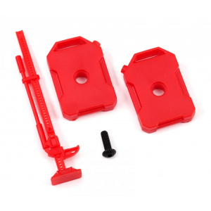 Fuel Canisters, Jack Red Land Rover Defender TRX-4M
