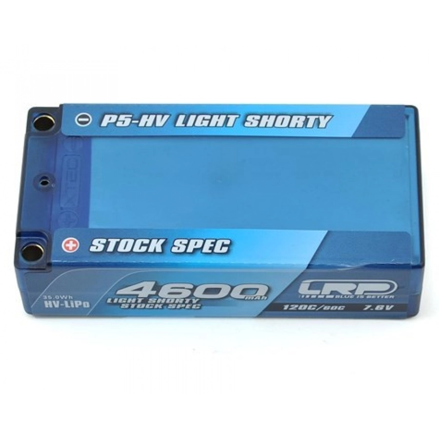 LRP Light Stock Spec Shorty P5-HV Graphene 2S LiPo 60C akumuliatorius automodeliui(7.6V/4600mAh)