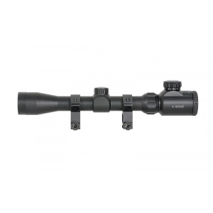 SCOPE 3-9X32E WITH HIGH MOUNTING RINGS [PCS]