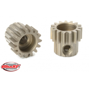 Team Corally M0.6 Pinion - Short - Hardened Steel - 15 Teeth - Shaft Dia. 3.17mm pinionas