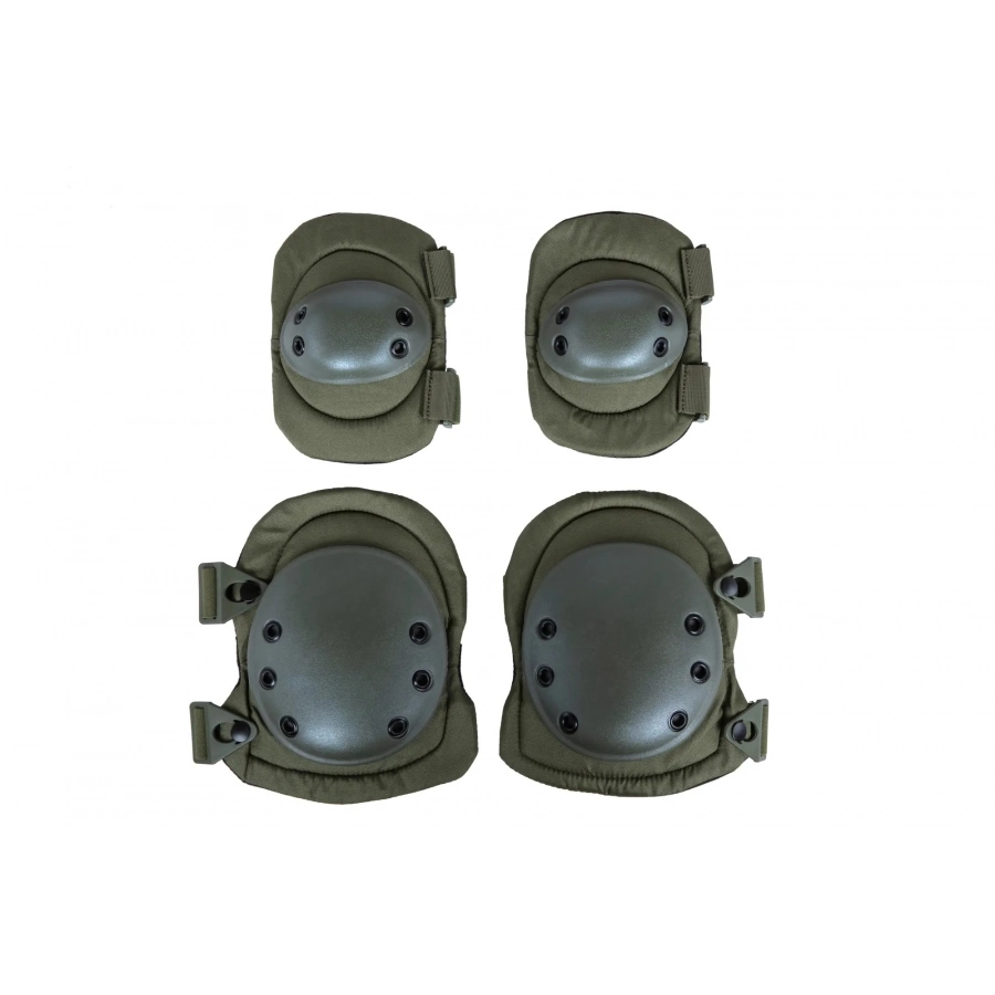 Wosport PA-07 knee and elbow protector set Olive