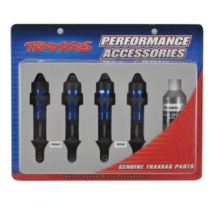Traxxas Aluminum GTR Shock Set (Blue) (4)