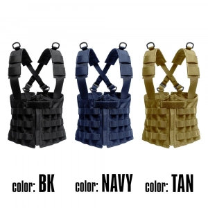 Tactical Vest / Corset - Black - L