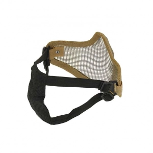 STEEL PROTECTIVE HALF FACE MASK V.1 - COYOTE [CS]