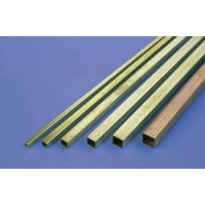 K&S Kvadratinis žalvarinis vamzdelis 5.56x305mm (7/32 x 12") #8154