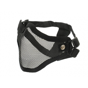 STEEL PROTECTIVE HALF FACE MASK V.1 - BLACK [CS]