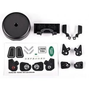 Grille, Mirrors, Decal Sheet Defender TRX-4M